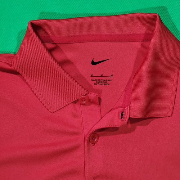 Nike Mens Polo Golf with Flat Knit Collar 838956 Sz M - Picture 2 of 6